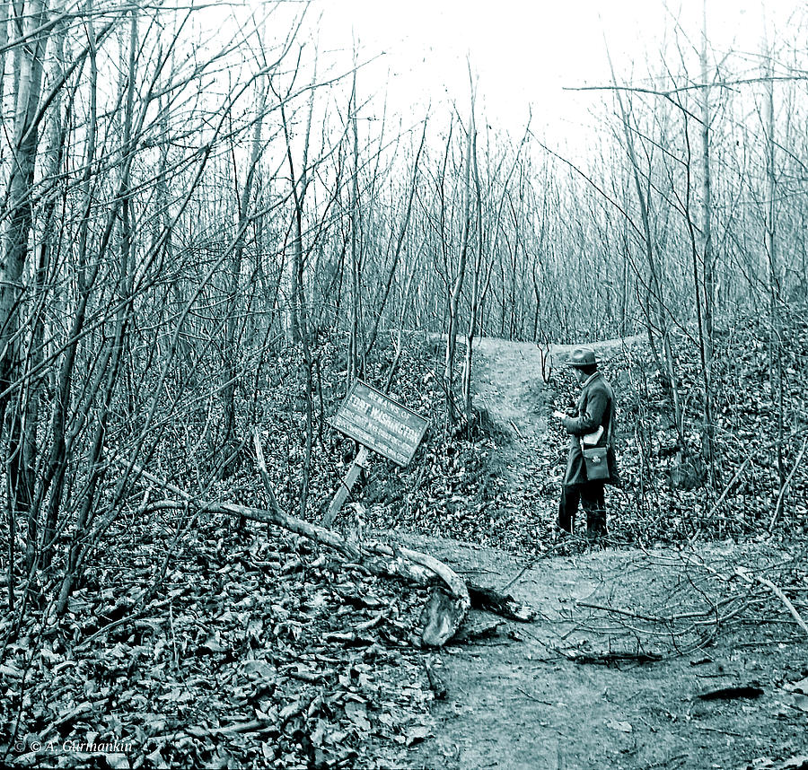 Site Of Fort Washington Remains, 1900, Vintage Photograph Photograph