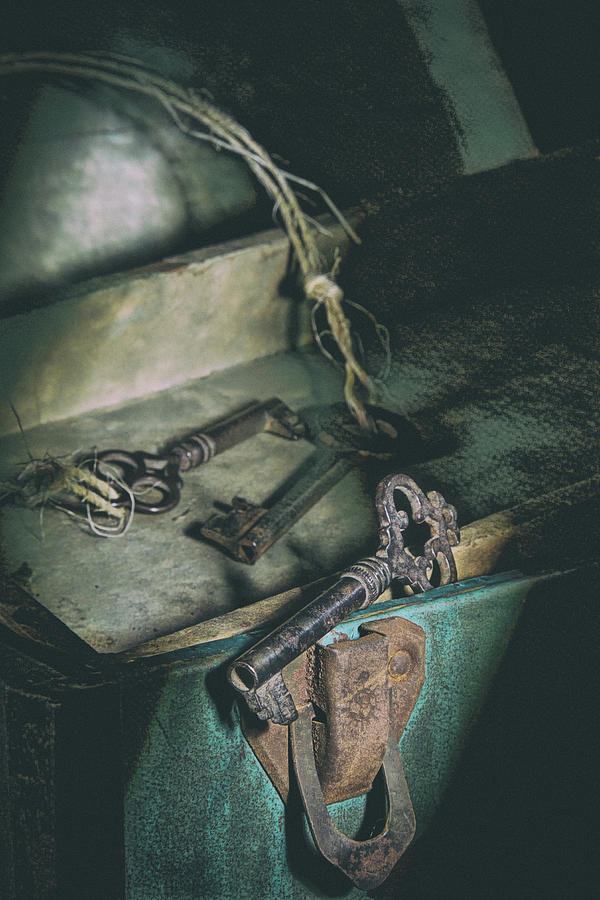 Key Photograph - Skeleton Keys Still Life #1 by Tom Mc Nemar
