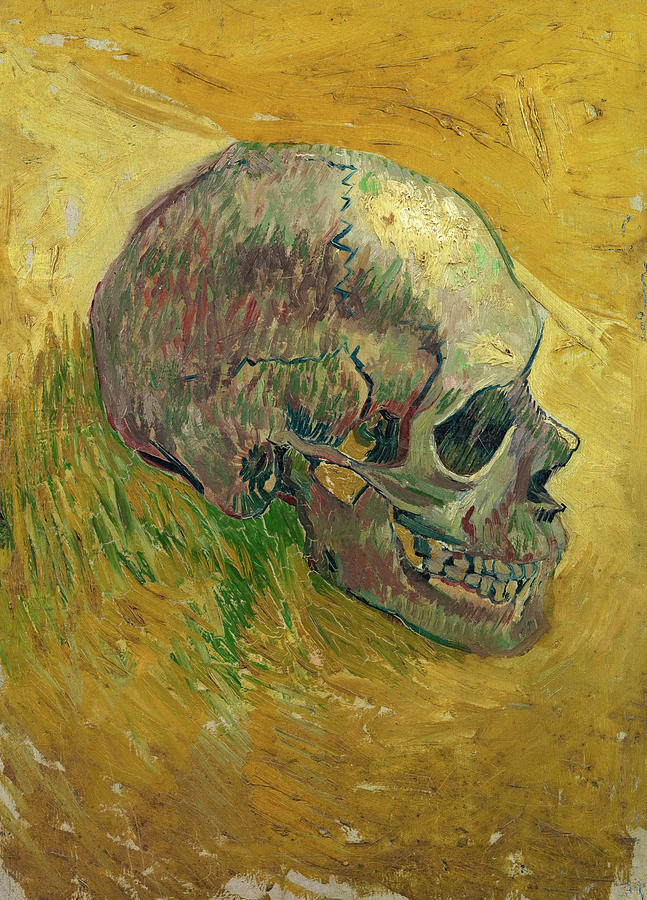 Vincent Van Gogh Painting - Skull #1 by Vincent van Gogh