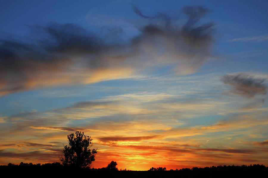 Sky Landscape With Beautiful Sunset #1 Photograph by Mikhail Kokhanchikov