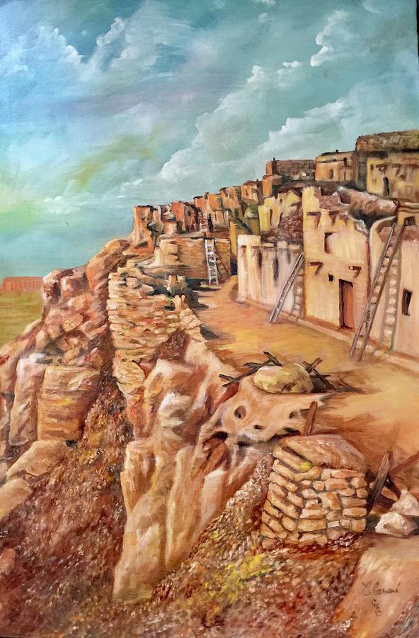 Sky Pueblo Painting by Charme Curtin