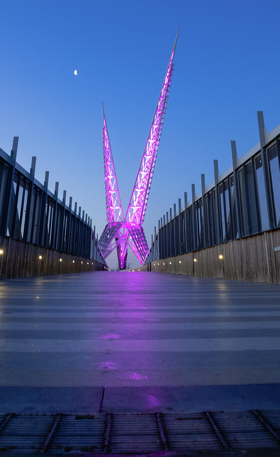 Skydance Bridge OKC Photograph by Cory Arnold | Fine Art America