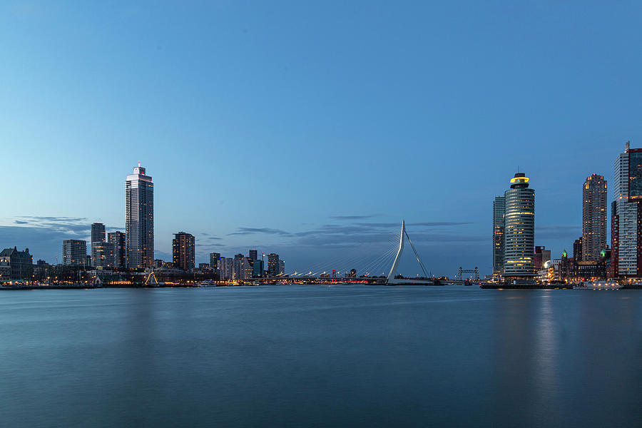 Skyline of Rotterdam #1 Photograph by Pietro Ebner