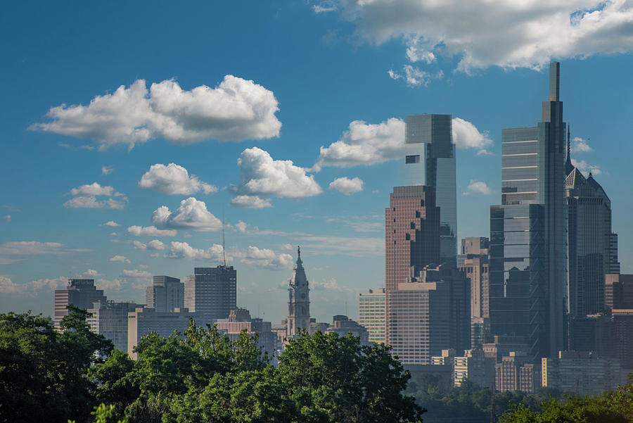 Skyline - Philadelphia Cityscape #1 Photograph by Bill Cannon