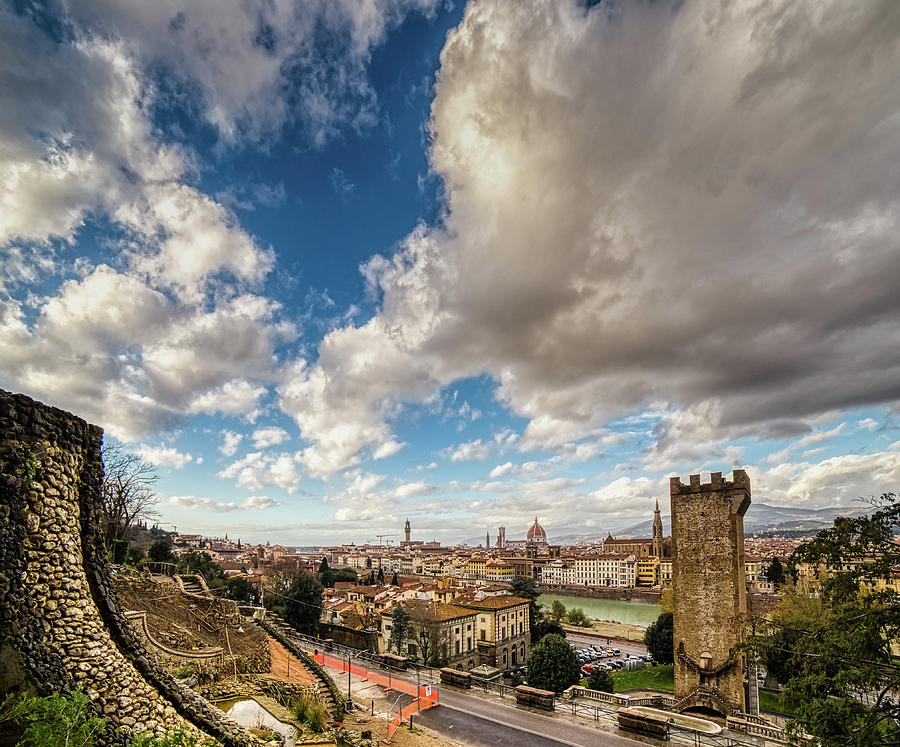 skyscape of Florence #1 Photograph by Vivida Photo PC