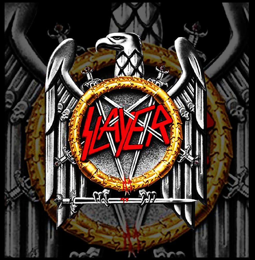 Slayer thrash metal band GREGPANDU Digital Art by Arin Canada - Pixels