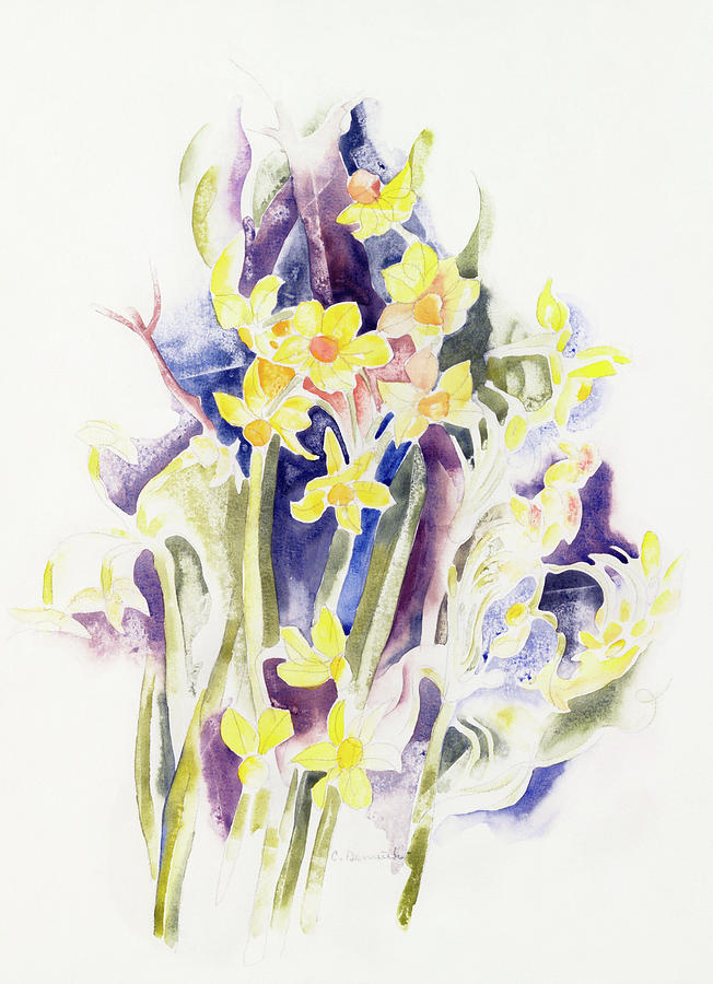 Flower Painting - Small Daffodils #1 by Charles Demuth