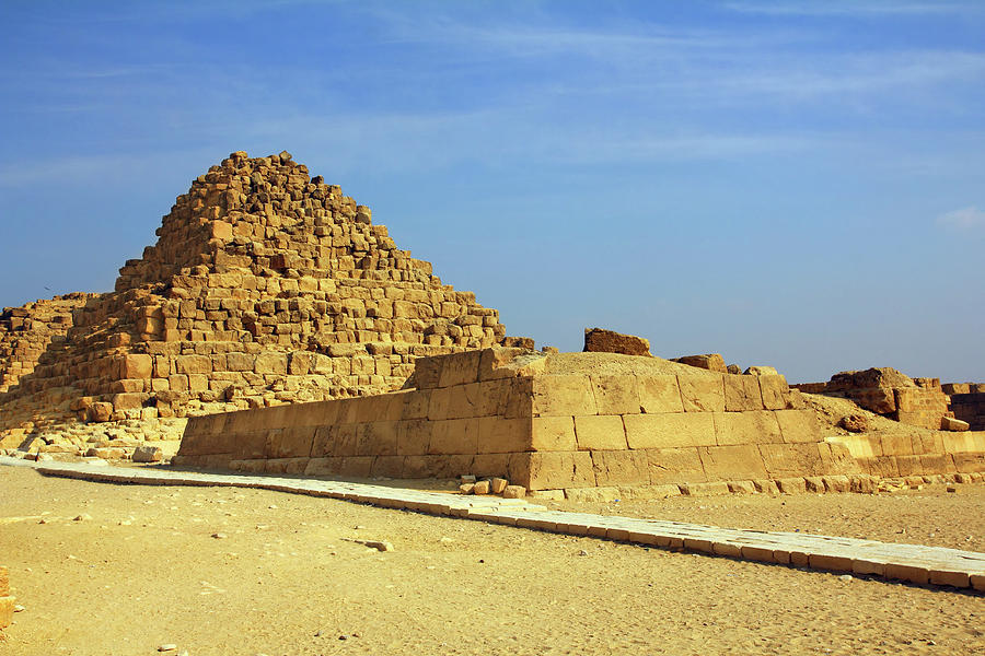small egypt pyramid in Giza #1 Photograph by Mikhail Kokhanchikov