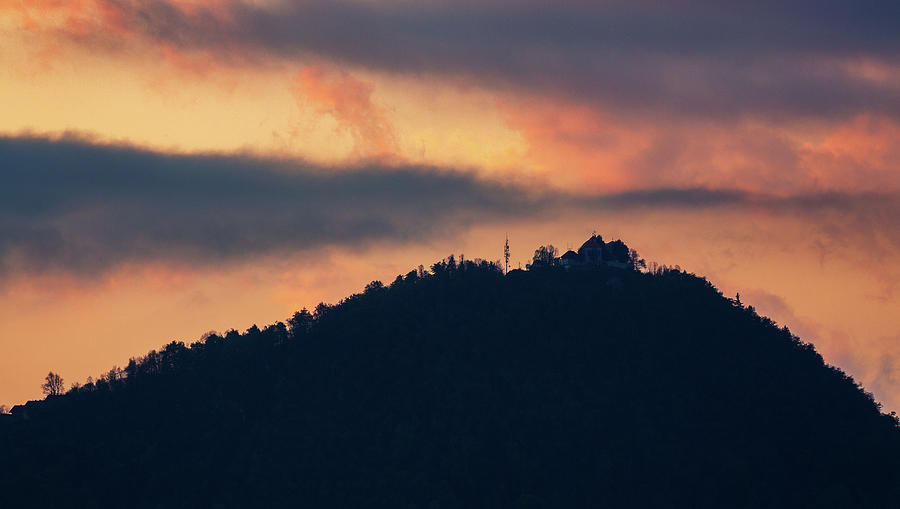 Smarna Gora at sunset #1 Photograph by Ian Middleton