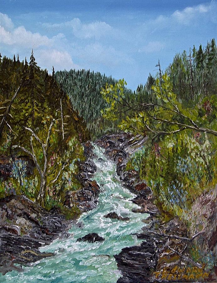 Smith River #2 Painting by Edward Theilmann