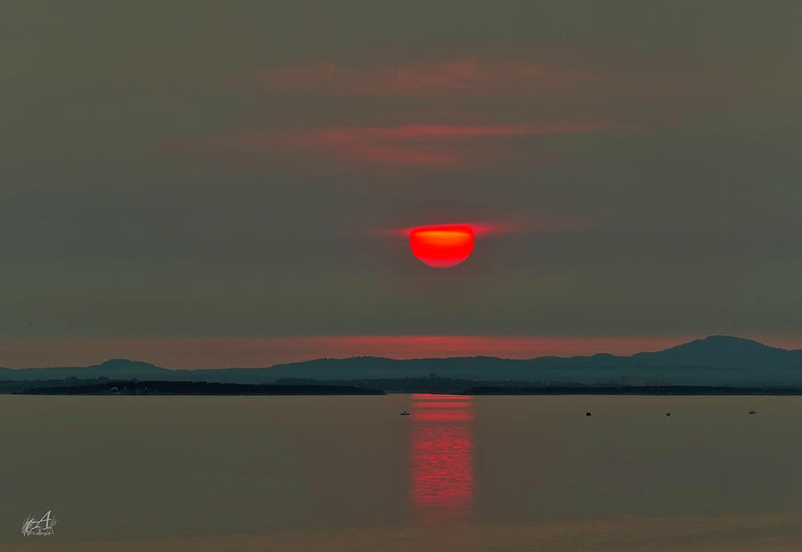 Smokey Sunset #1 Photograph by Thomas Ashcraft