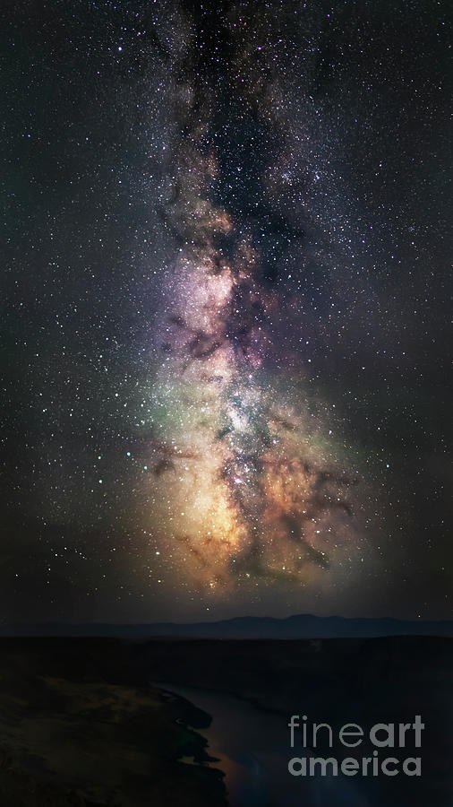 Snake River Milky Way Photograph by Mark Jackson