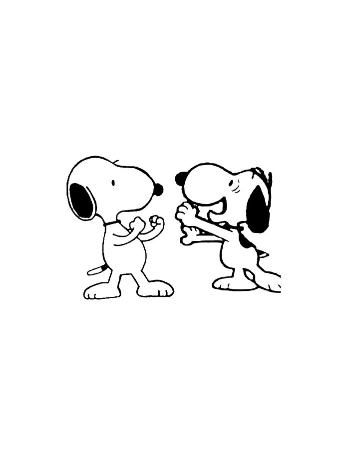 Snoopy Drink Zip Pouch by Anthony R Reid - Pixels