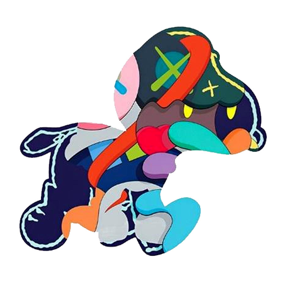 Snoopy kaws Digital Art by Power Of god