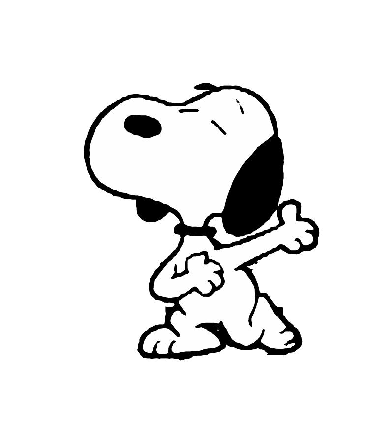 Snoopy Baseball Greeting Card by Ryan D Spencer