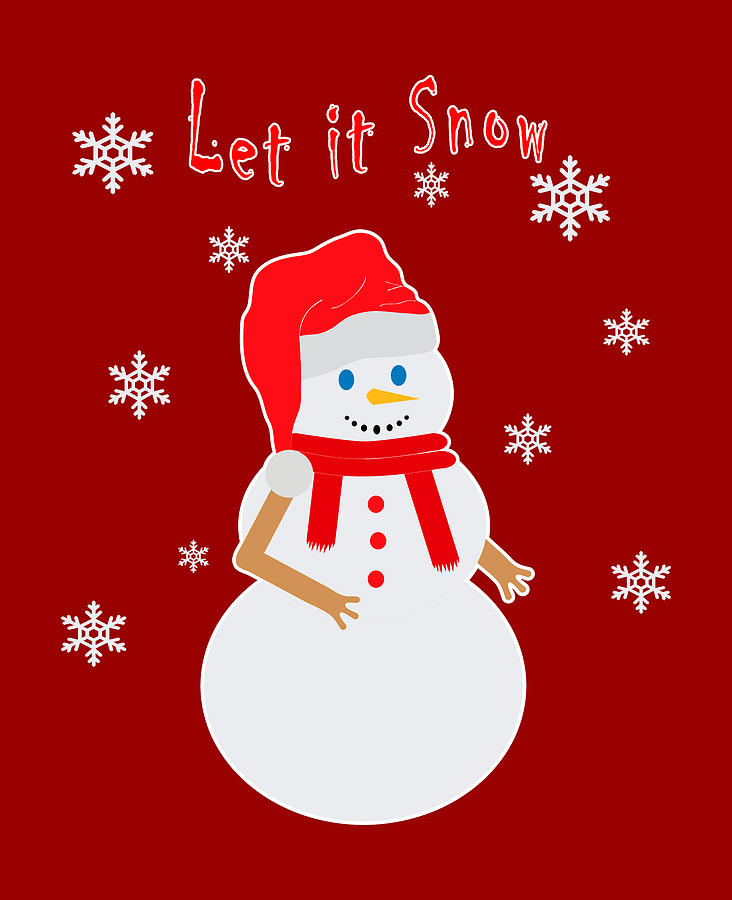 santa claus let it snow