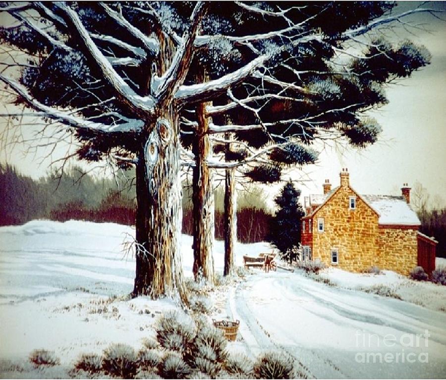 Snowy Day Painting by Belinda Threeths - Fine Art America