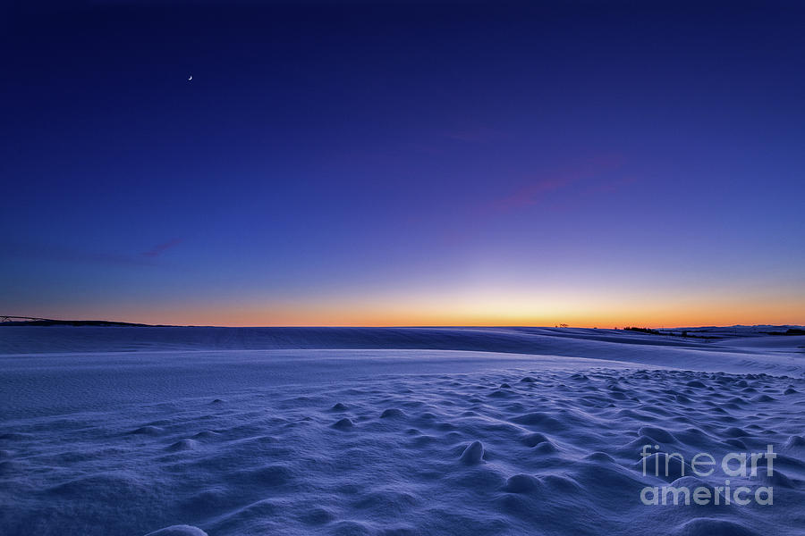 Snowy Idaho Sunset #1 Photograph by Bret Barton