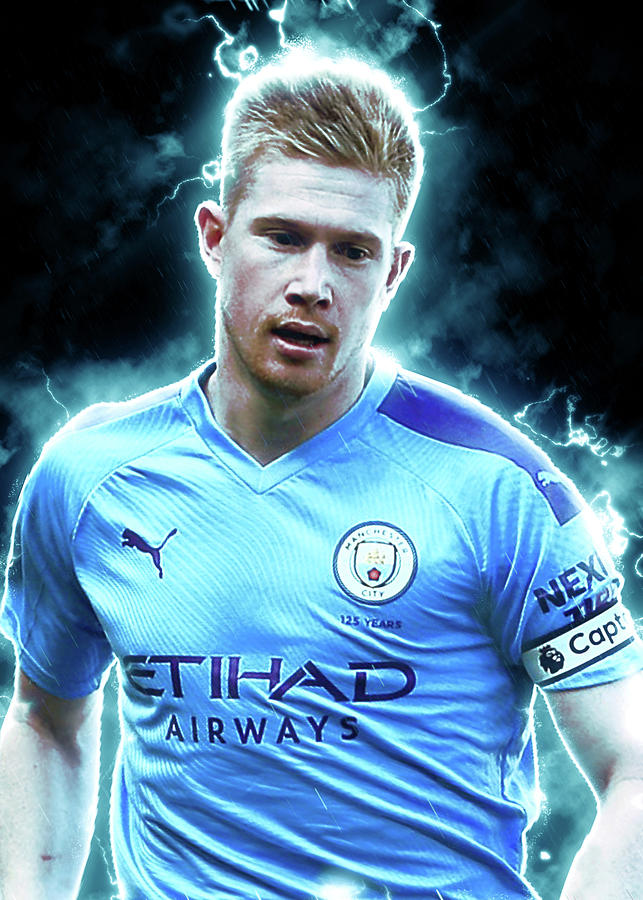 Soccer Football Kevin De Bruyne Digital Art by Waller Albert | Pixels