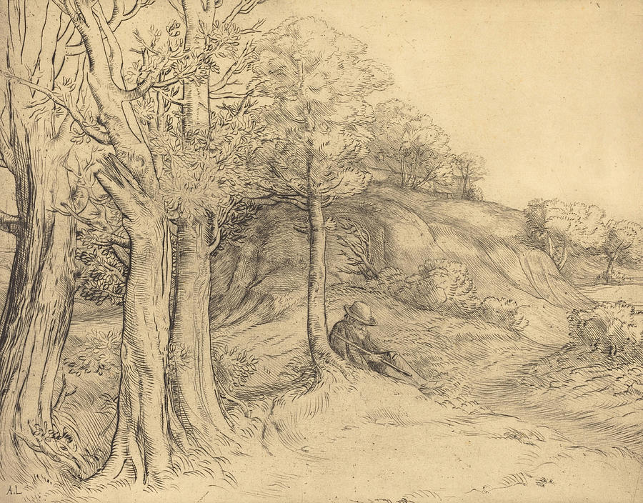 Solitude Drawing by Alphonse Legros - Fine Art America