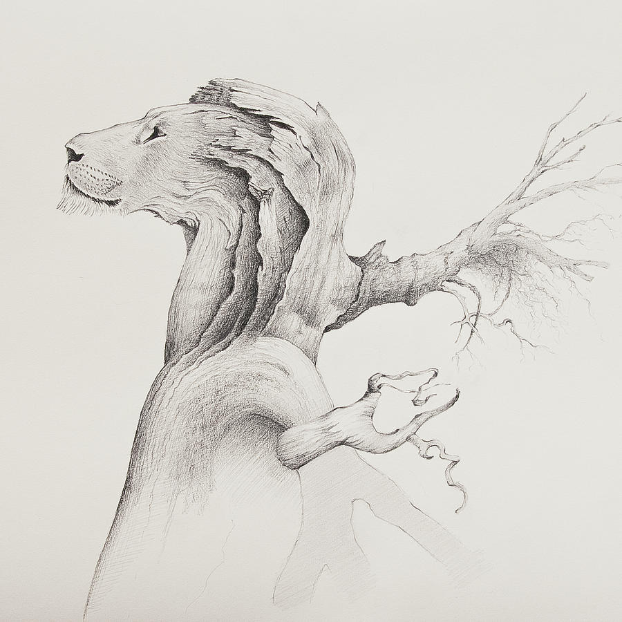 Sometimes I See Things That Aren't There Drawing by Joe Goeldel Fine