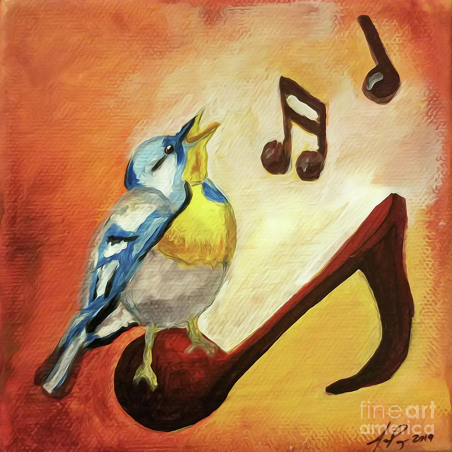 Songbird #1 Painting by Jennifer Page