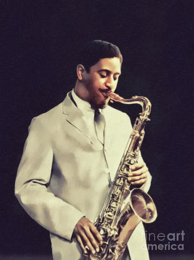 Music Painting - Sonny Rollins, Music Legend #1 by Esoterica Art Agency