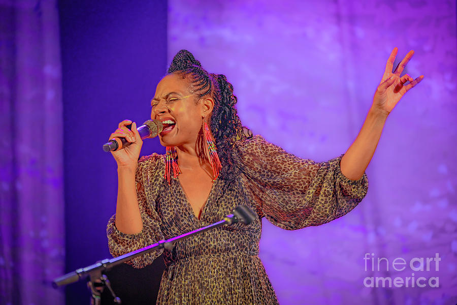 Soul singer, Allison Russell in concert #1 Photograph by Michael Wheatley