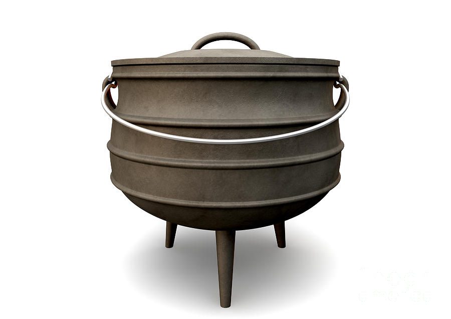 South African Potjie Pot Digital Art by Allan Swart - Pixels