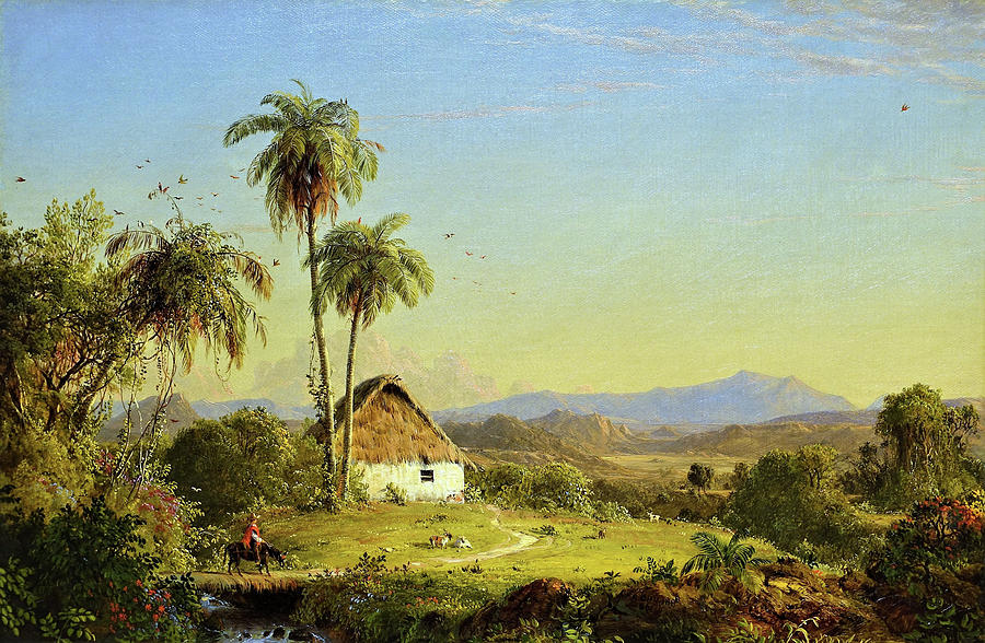 Frederic Edwin Church Painting - South American Landscape - Digital Remastered Edition #1 by Frederic Edwin Church