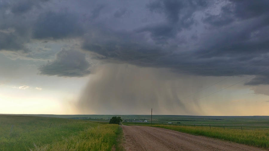 South Dakota Downpour  #1 Photograph by Ally White