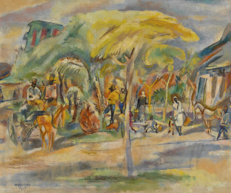Southern Landscape By Jules Pascin Painting