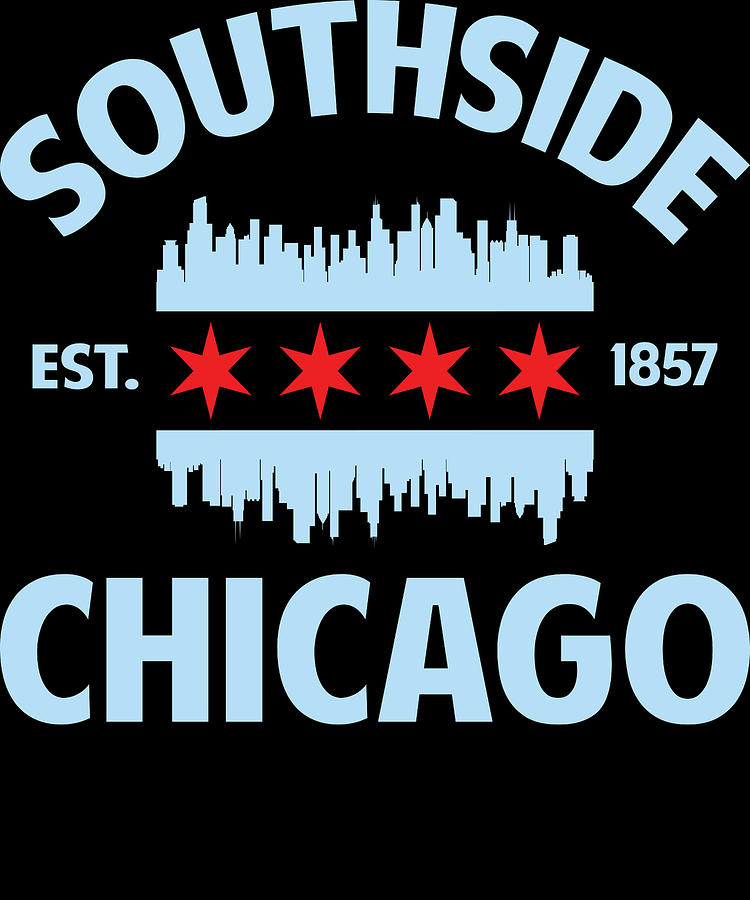 Southside Chicago Flag Digital Art by Michael S - Fine Art America