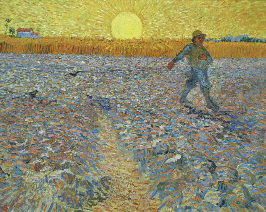 The Sower By Vincent Van Gogh Painting