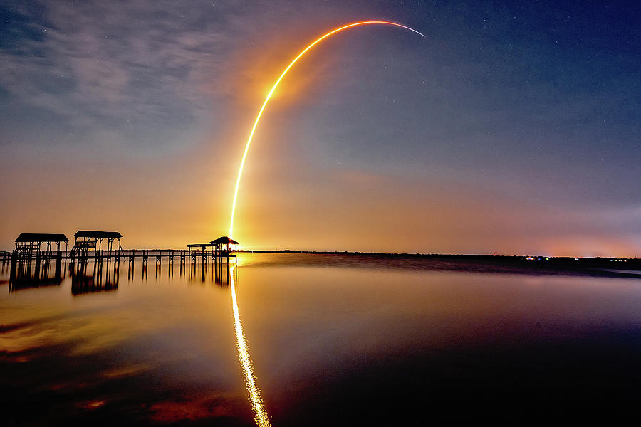 SpaceX Falcon 9 #2 Photograph by Norman Peay