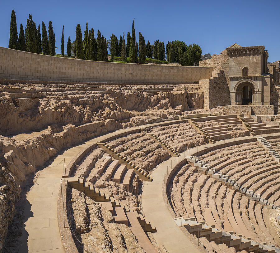 Spain, Cartagena, Ancient Roman amphitheater #1 Photograph by Tetra Images