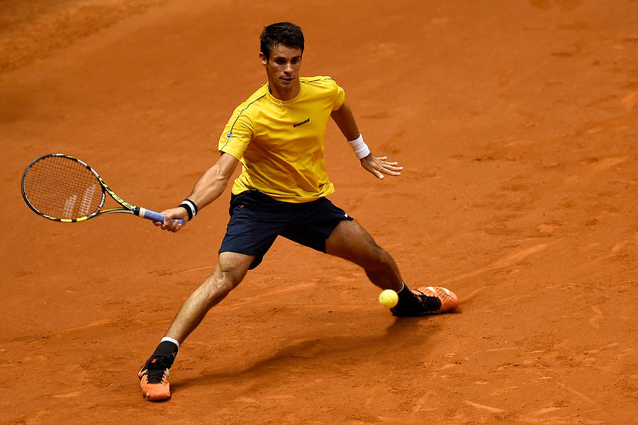 Spain v Brazil - Davis Cup World Group Play-Offs: Day 1 #1 Photograph by Buda Mendes