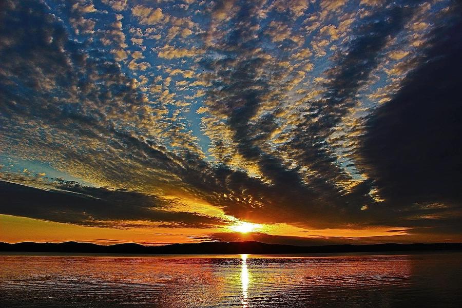 Spectacular Hudson Sunrise #1 Photograph by Thomas McGuire