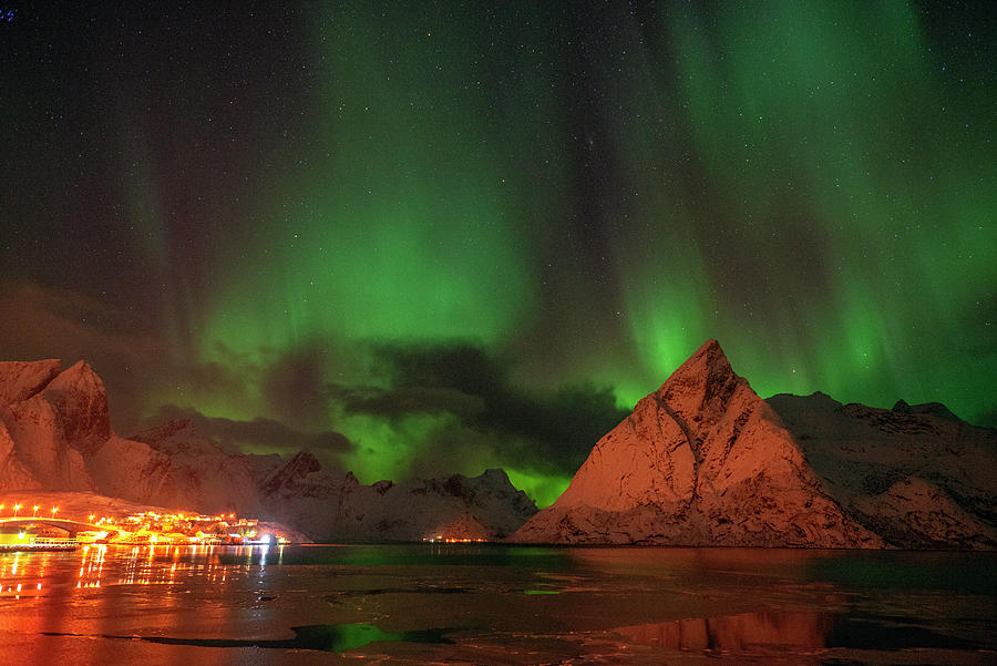 Spectacular night in Lofoten 2 Photograph by Dubi Roman