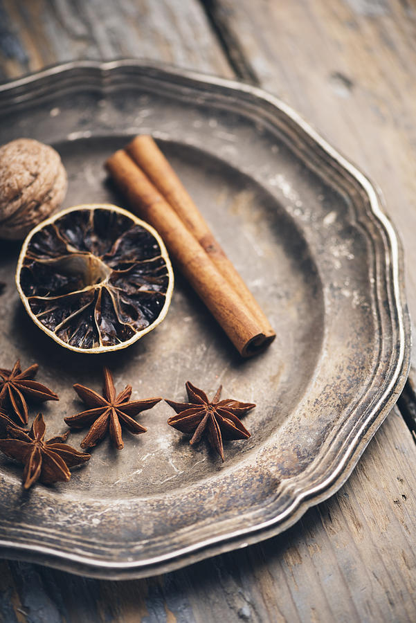 Christmas Photograph - Spices #1 by Jelena Jovanovic