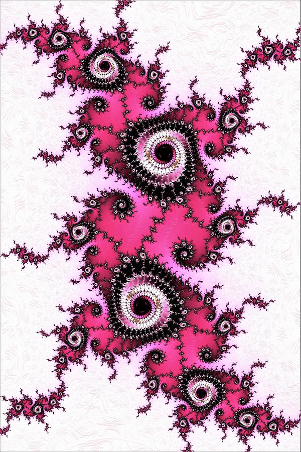 Spiral Fractals #1 Digital Art by Vickie Fiveash