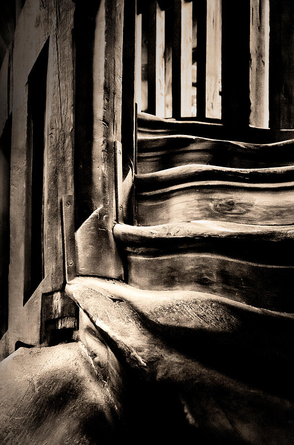 Steps Photograph - Spiral Staircase #1 by John Bartosik
