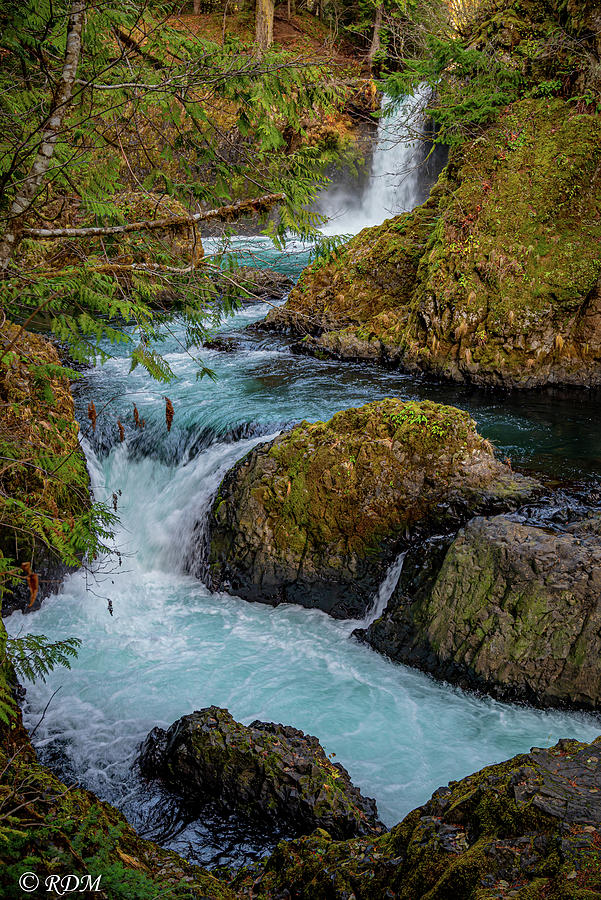 Spirit Falls Washington Photograph by Randy D Morrison - Pixels