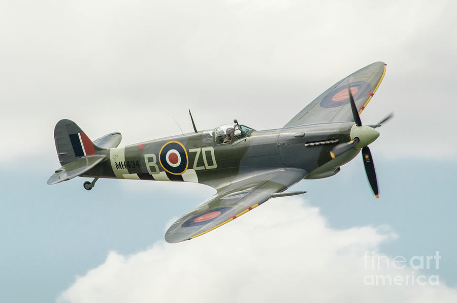 Spitfire Mk IX MH434 #1 Photograph by Simon Pocklington