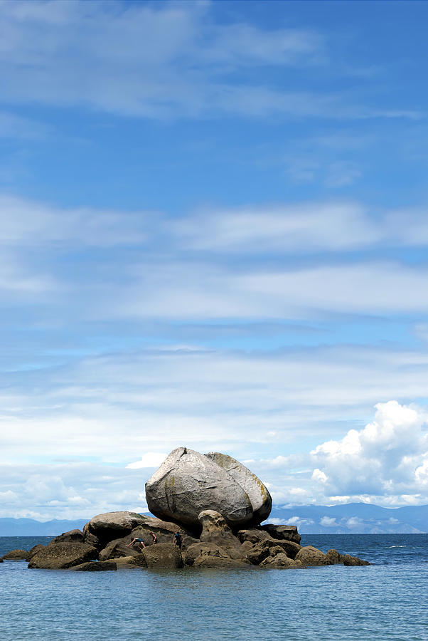 Split Apple Rock, Abel Tasman National Park, New Zealand #1 Photograph by LazingBee