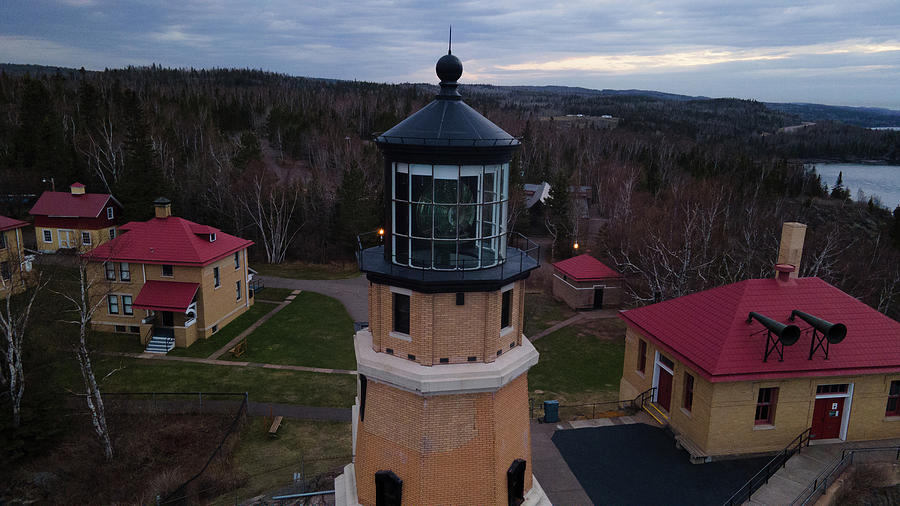 Split Rock Lighthouse in Minnesota along Lake Superior #1 Photograph by Eldon McGraw