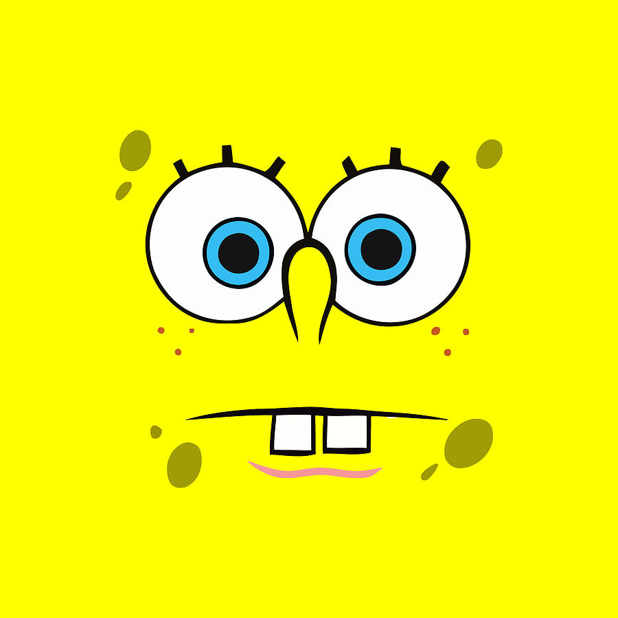 SpongeBob SquarePants Drawing by Su Topo | Fine Art America