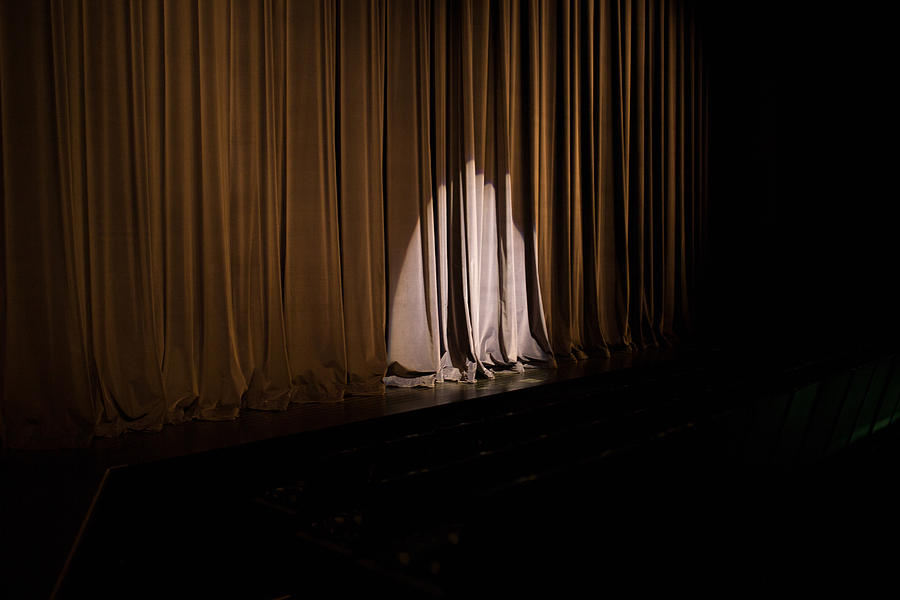 Spotlight at stage of concert hall #1 Photograph by Tadamasa Taniguchi