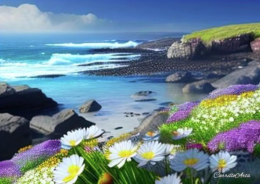 Spring and Sea #1 Digital Art by Ruben Carrillo