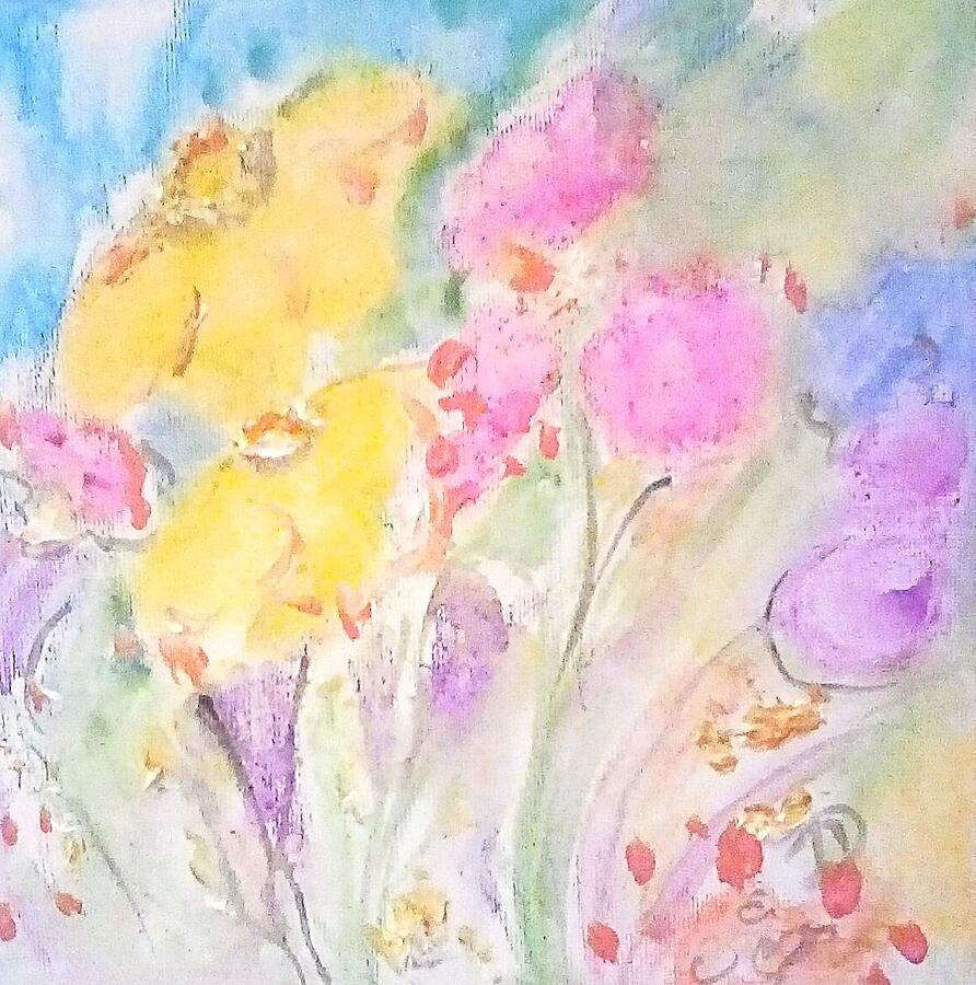 Spring Painting - Spring is in the air #1 by Judith Desrosiers